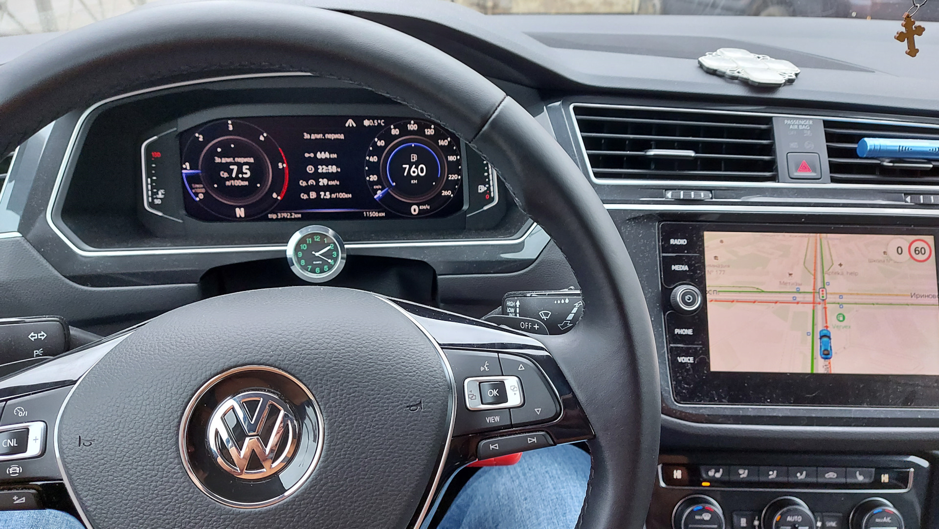 приборка тигуан 2