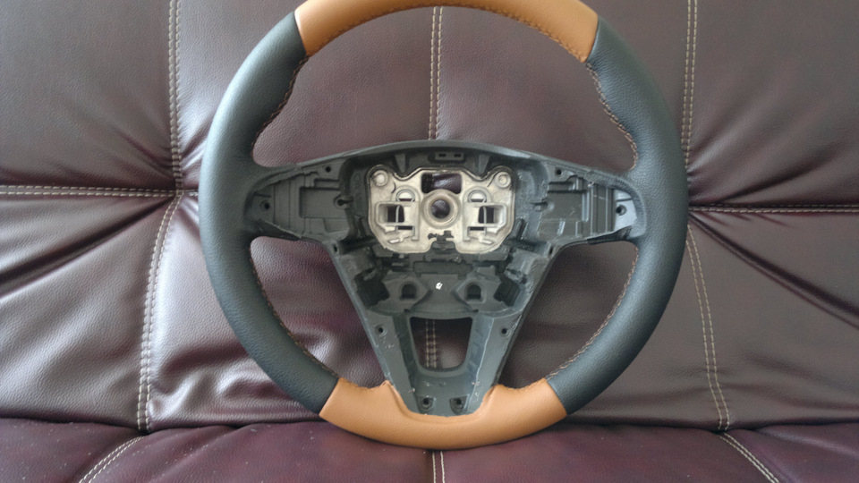 Рулевое колесо LADA Vesta (чем можно исправить канавки под стачные швы ...