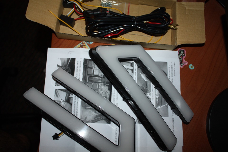 Ходовые огни DRL — Ford Focus Hatchback III, 1,6 л, 2012 года ...