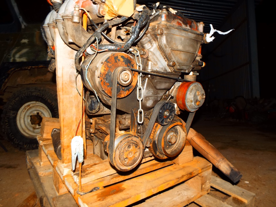 замена 417-го на ЗМЗ 406 — УАЗ 31512, 2,7 л, 1986 года | своими руками ...