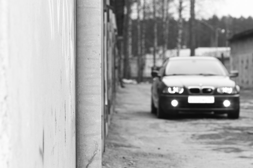 Черно-белое — BMW 3 series Coupe (E46), 2,5 л, 2002 года | фотография ...