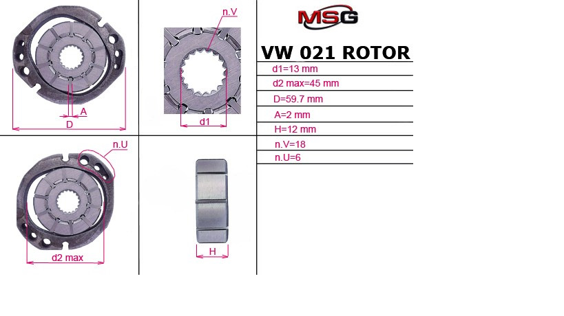 Фото в бортжурнале Audi A4 (B6). Запчасти на фото: VW021ROTOR