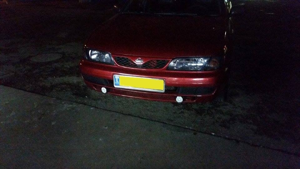 Тонировка передних фар — Nissan Almera I (N15), 1,6 л, 1998 года ...