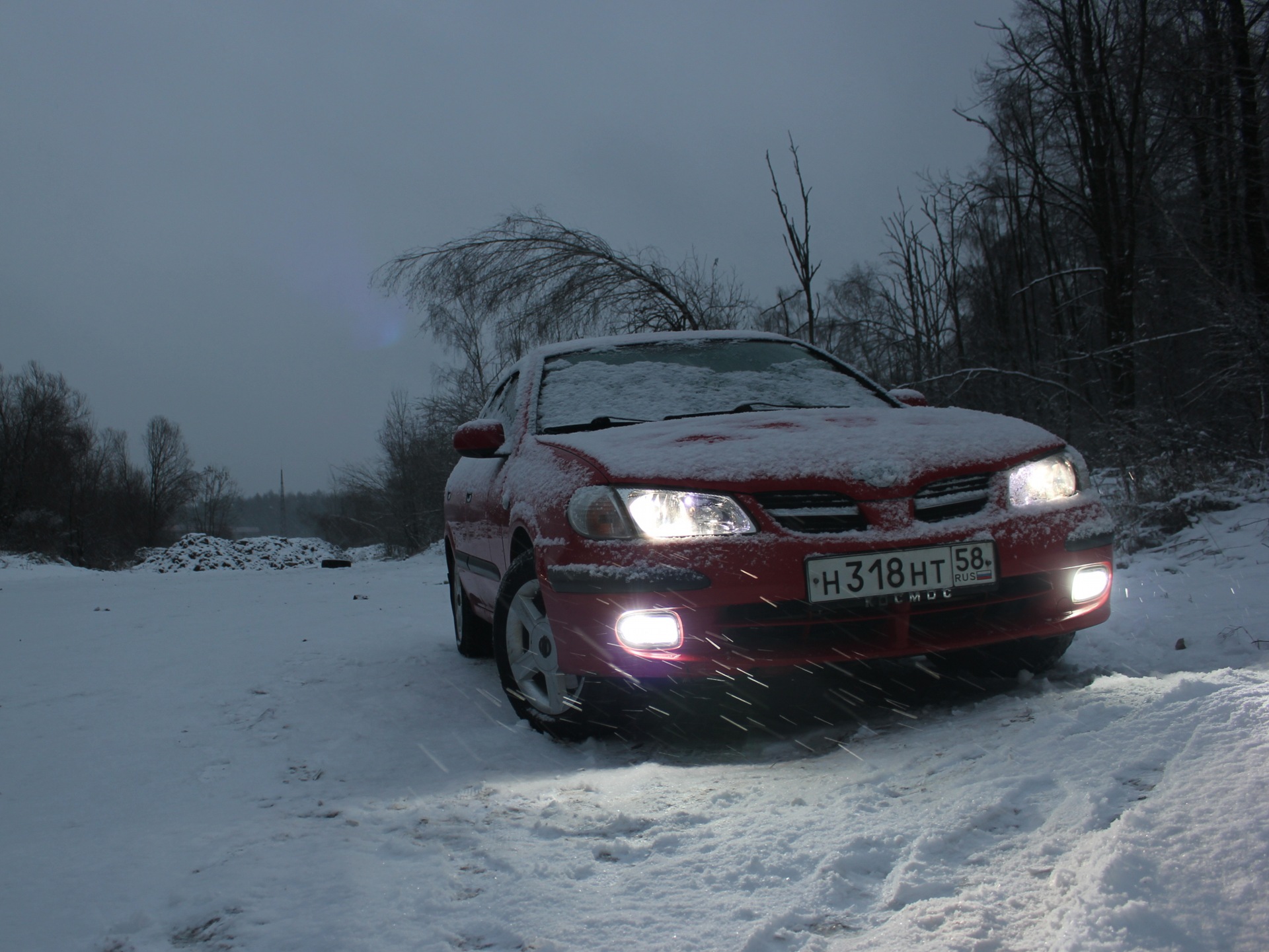 Стоило помыть машину, и вот оно!чудо!ЗИМА пришла в полный рост! — Nissan  Almera II (N16), 1,5 л, 2000 года | наблюдение | DRIVE2