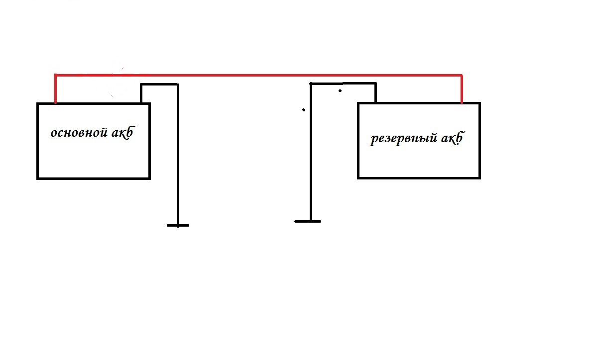 Два аккумулятора на авто схема подключения