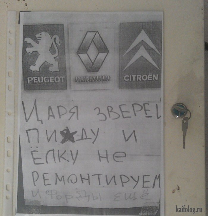 Приколы про рено