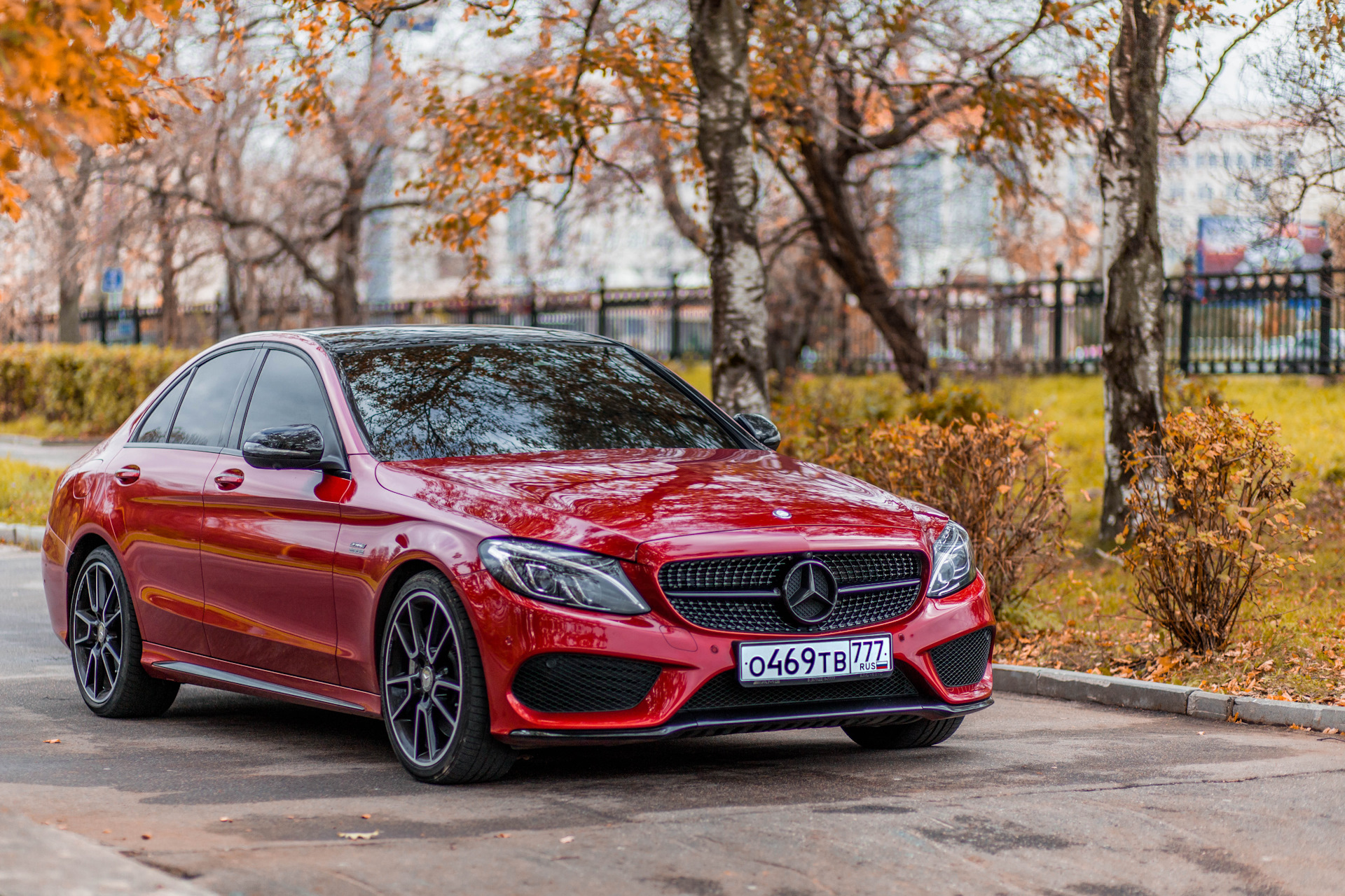 Mercedes w205 AMG Red