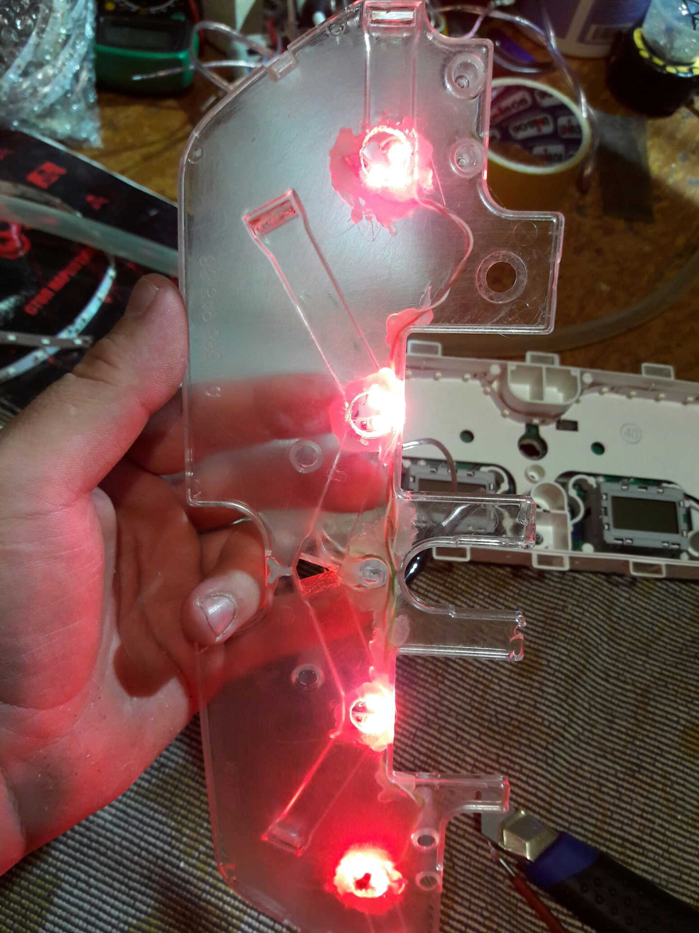 Пересвет панели 2114 VDO. Своими руками. Часть 2 - Lada 2106, 1,4 л, 2004 года т