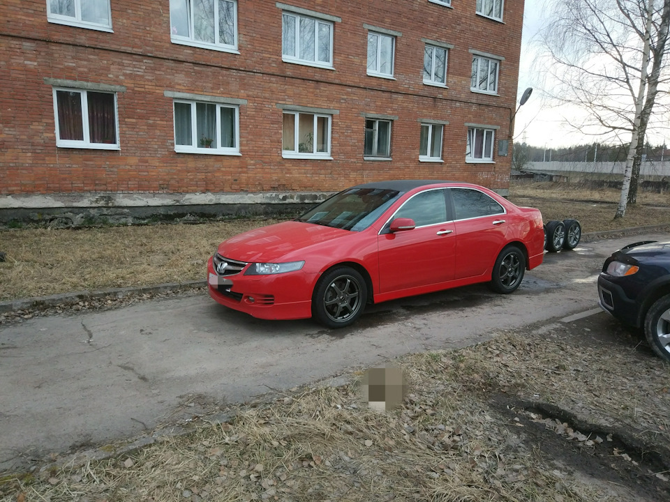 Рейка, колодки, тяга автокорректора, колесики)) — Honda Accord (7G), 2 ...