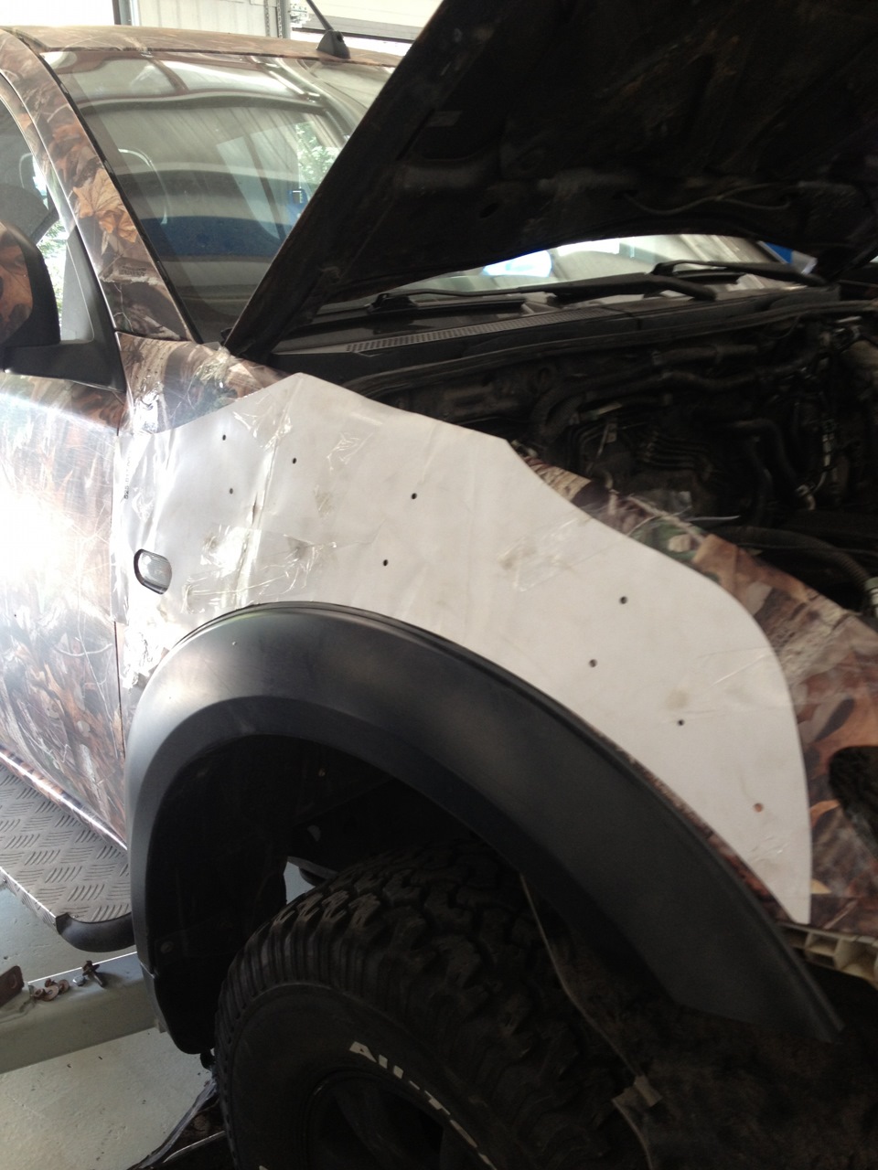 Шноркель — Mitsubishi L200 (4G), 2,5 л, 2010 года | тюнинг | DRIVE2