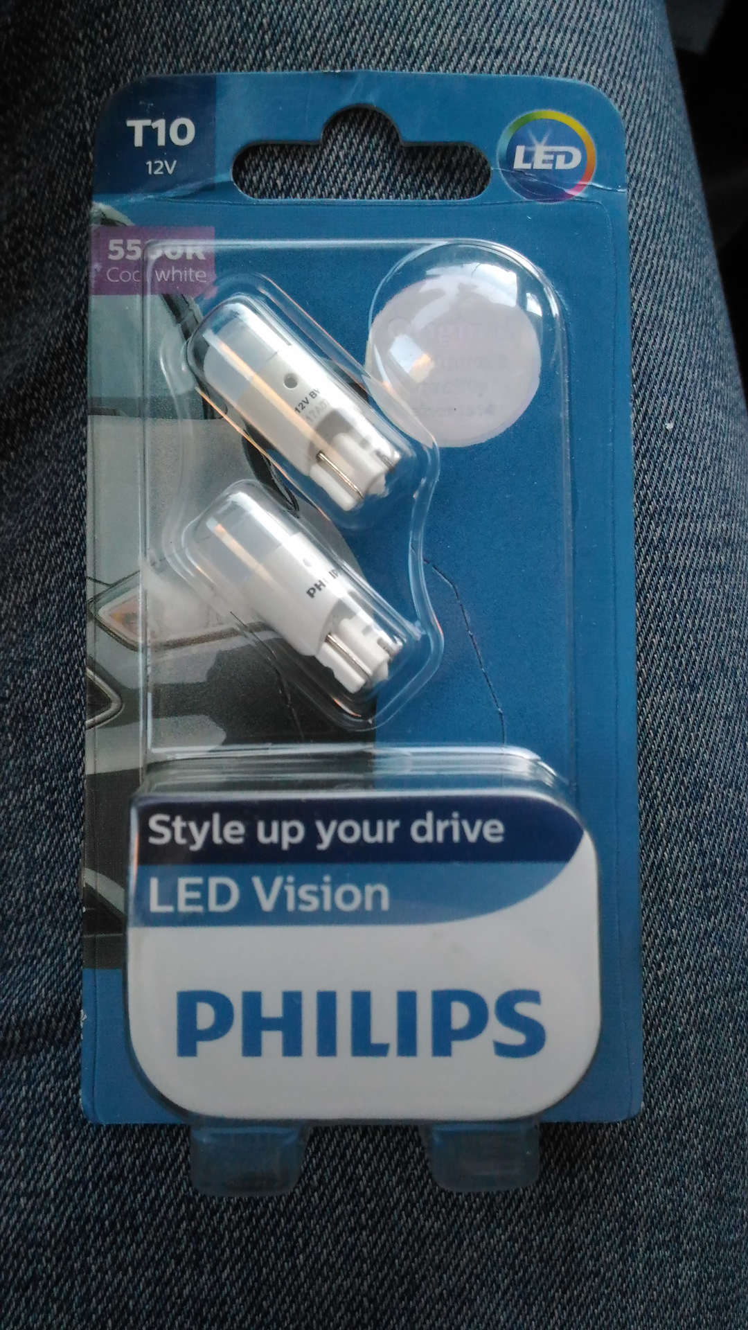 Габариты филипс. Philips led t10 (w5w) Vision 5500k. Т10 светодиодная лампа Филипс 5500k. Лампочки Филипс т10 5500 Кельвин. 127916000kb2.
