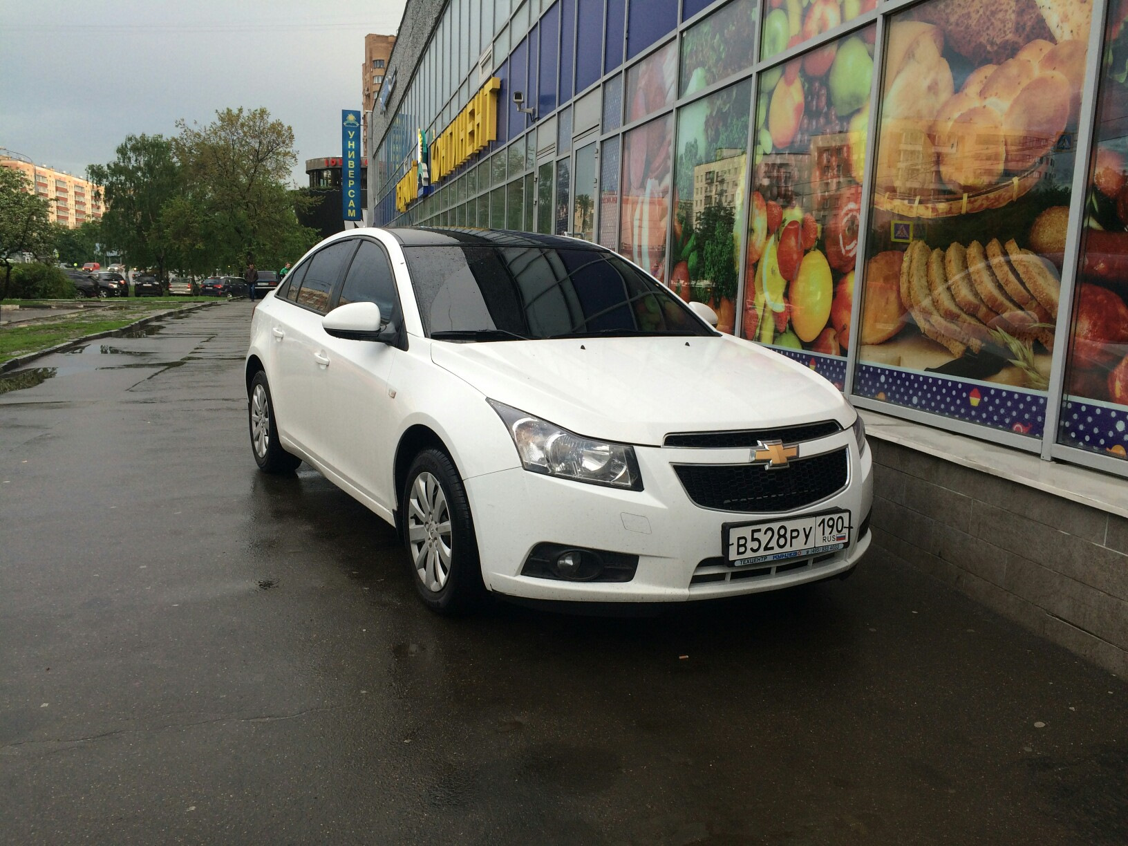 Chevrolet Cruze белый матовый