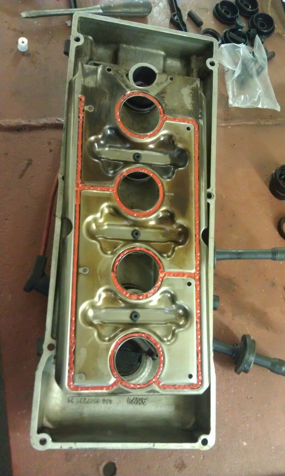 Доработка клапанной крышки + ремкомплект — ГАЗ 3110, 2,3 л, 2002 года ...