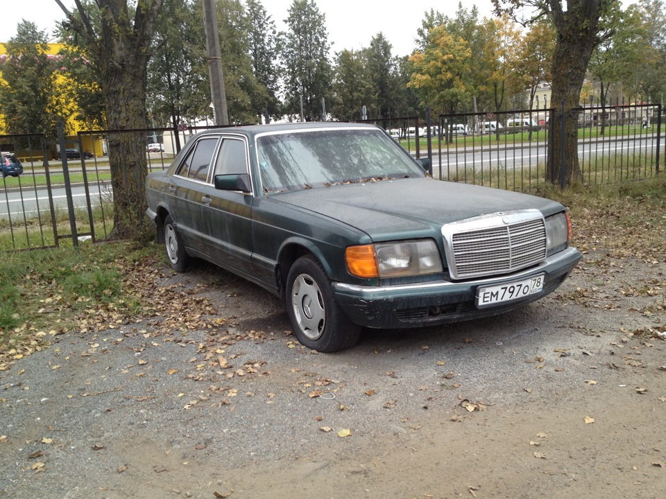 Mercedes-Benz S-Class (W126) 3.0 дизельный 1986 Крокодил на DRIVE2