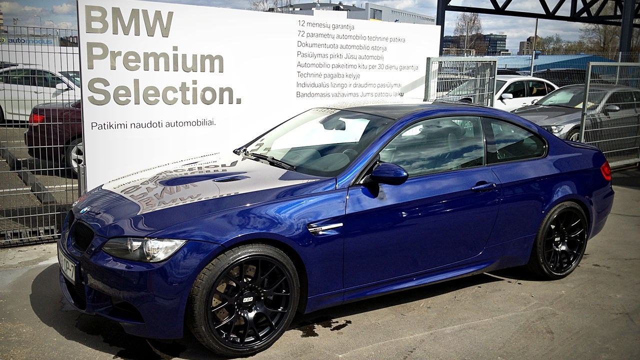 BMW M3 Coupe (E92) 4.0 бензиновый 2007 | E92-interlagos blau на DRIVE2