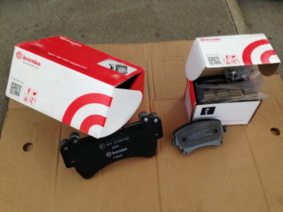 P85065 Тормозные колодки brembo | Запчасти на DRIVE2