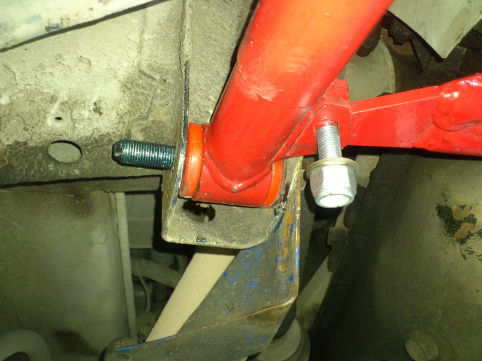 Красный полиуретан в подвеску) Part № 1 — Lada Приора седан, 1,6 л ...