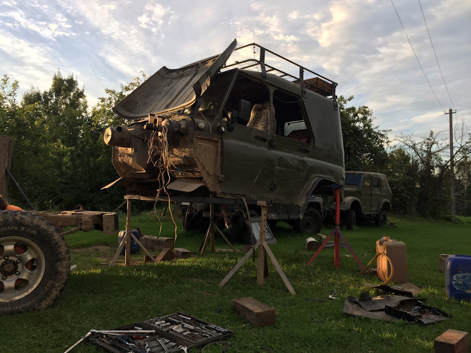 Замена РАМЫ — УАЗ 469, 2,4 л, 1976 года | своими руками | DRIVE2