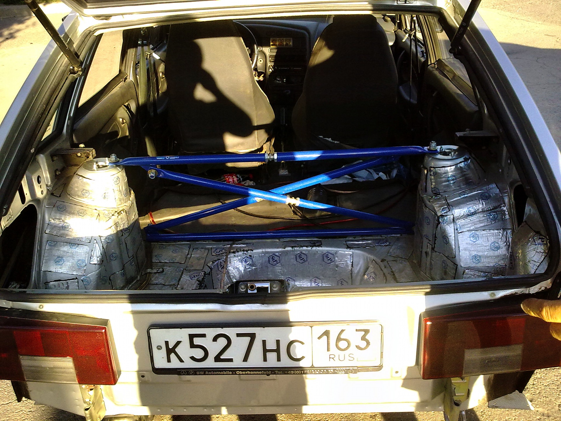 задняя растяжка автопродукт — LADA 2109, 1,6 л., 1996 года | тюнинг ...