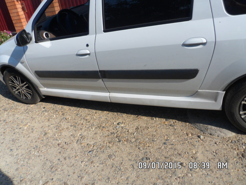 Пороги пластиковые — Lada Ларгус, 1,6 л, 2013 года | тюнинг | DRIVE2