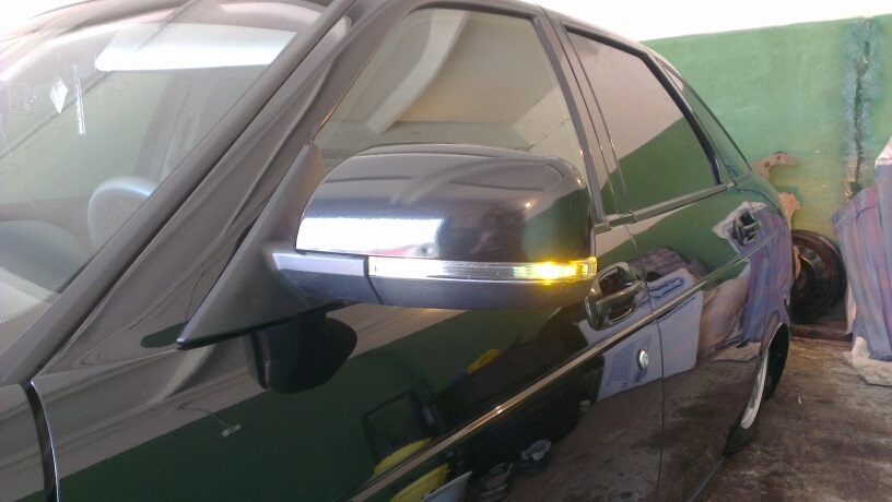 Подключение поворотников в зеркалах! — Lada Приора хэтчбек, 1,6 л, 2013 ...