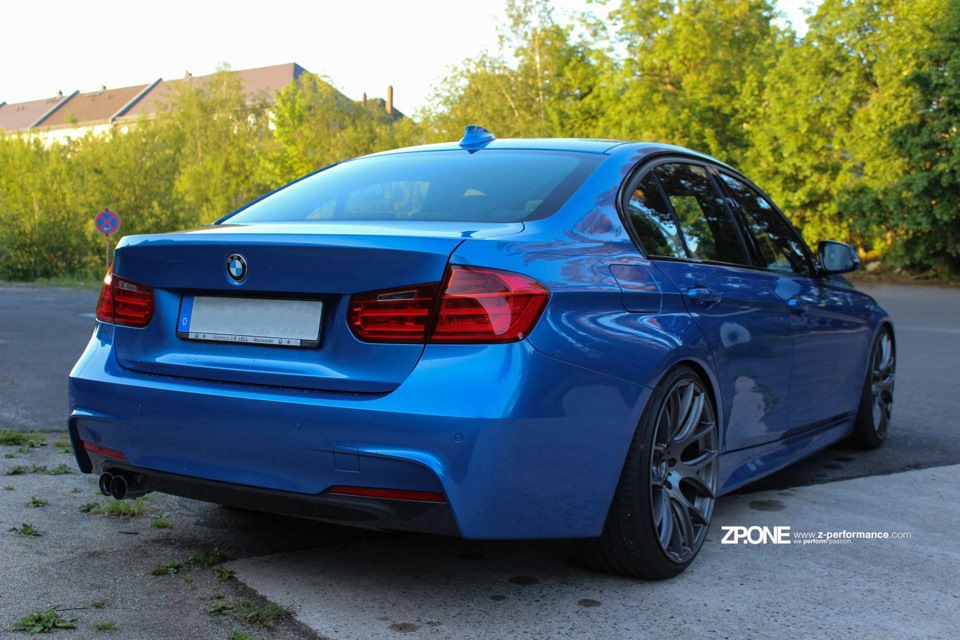 BMW f30 черная тонированная