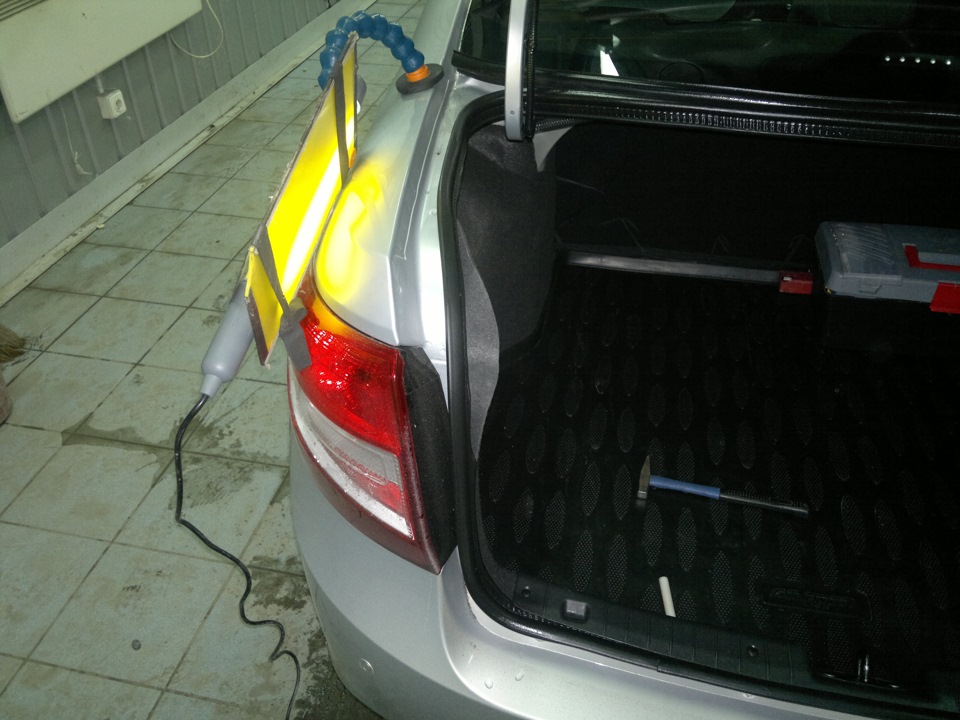 Выправление вмятин без покраски — Lada Гранта, 1,6 л, 2014 года ...