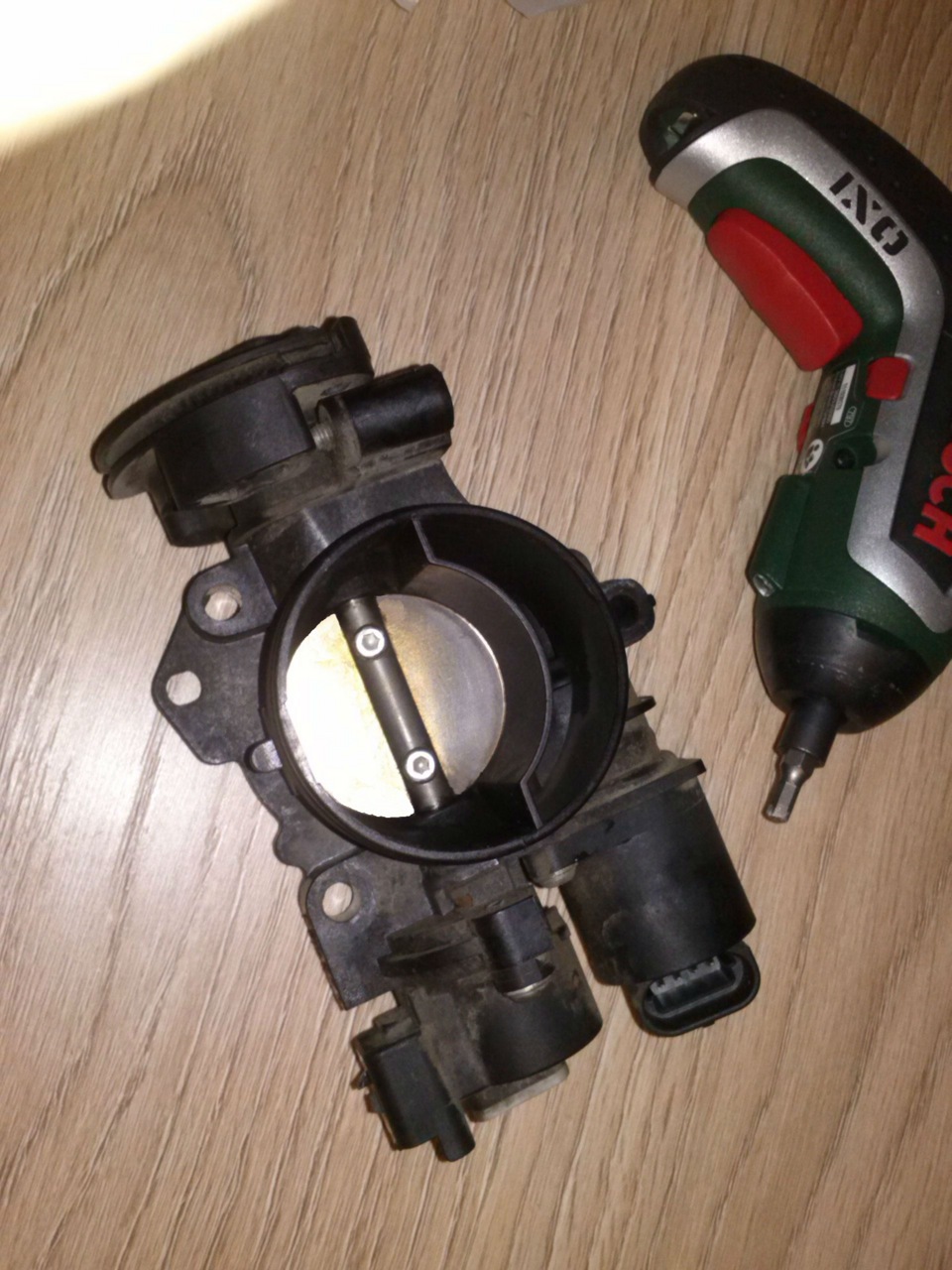 сборка, чистка дроссельной заслонки, чистка форсунок — Peugeot 206, 1,4 ...