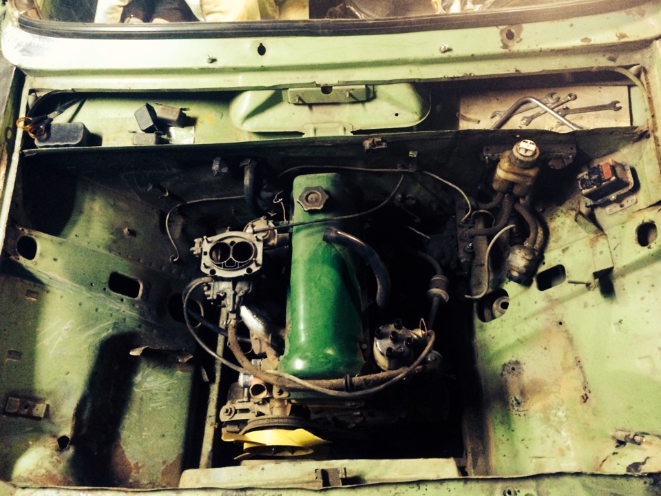 Снятие торпеды, проводки. Подготовки к вытаскиванию двигателя. — Lada ...