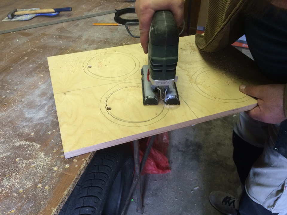 Изготовление проставочных колец для динамиков на Honda Civic 4D 2012 ...