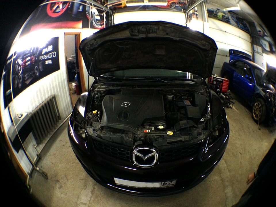 Как снять фары мазда сх7 Тюнинг оптики Mazda CX7 - Тюнинг центр АМТ на DRIVE2