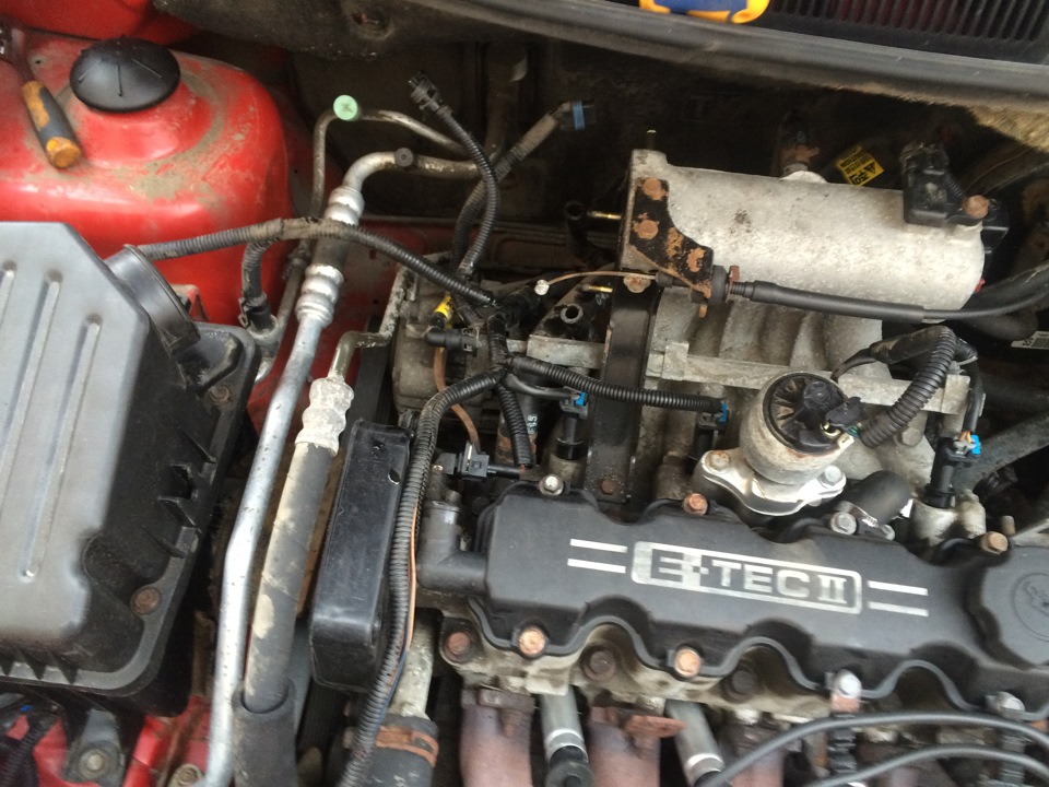 Чистка воздушной заслонки, РХХ, ДПДЗ. — Chevrolet Aveo Sedan (1G), 1,4 ...