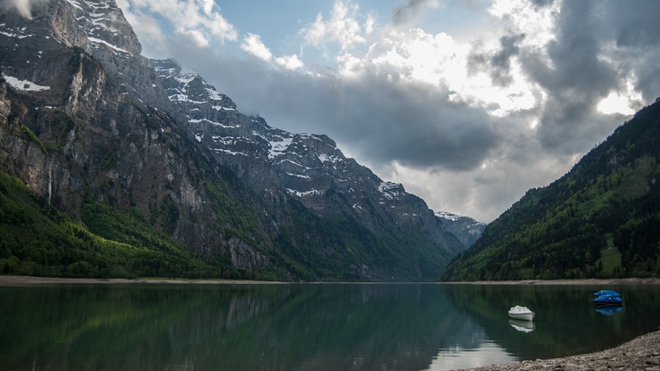 The first acquaintance with Switzerland Mountains