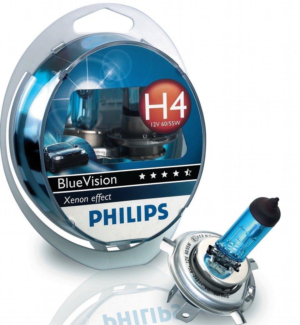 Филипс ближний свет. Philips Blue Vision h4. Галогеновые лампы h4 Philips. Лампа Филипс h4 белый свет. Галогеновая лампа н4 Филипс.