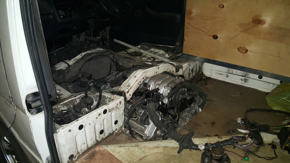 Финальное (3ье) расположение 1UZ-FE в Toyota Hiace KZH138! — Toyota ...