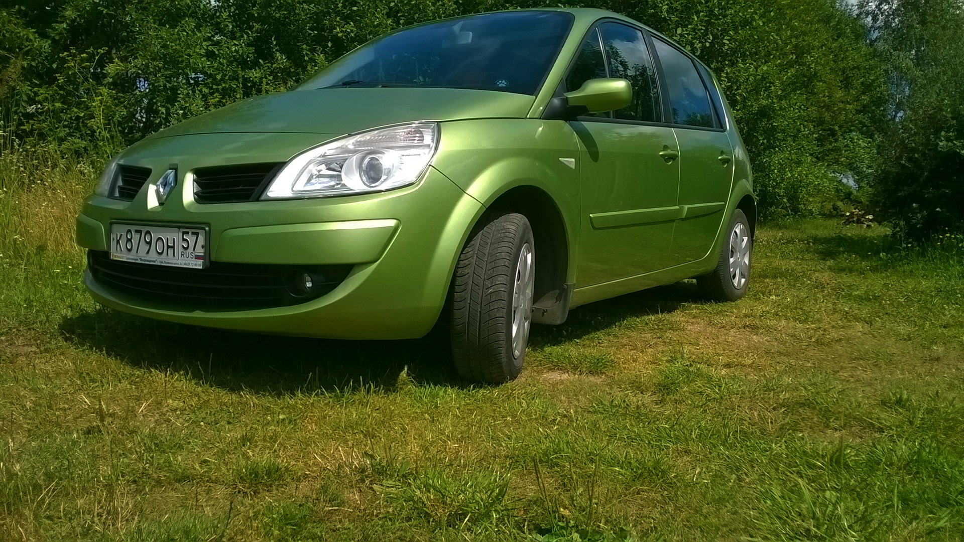 Renault Scenic II 1.6 бензиновый 2009 | Зелёный бегемот на DRIVE2