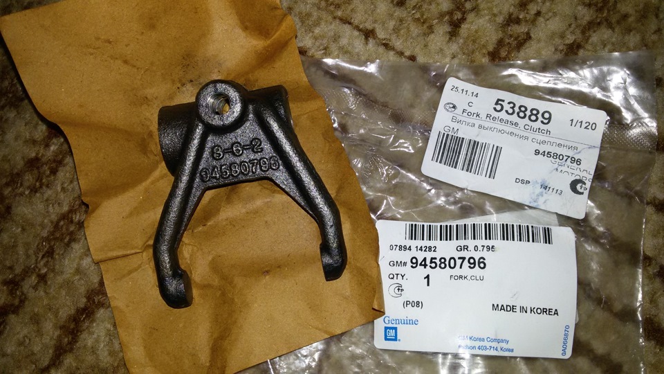 Замена сцепления и установка короткоходной кулисы — Chevrolet Lanos, 1 ...