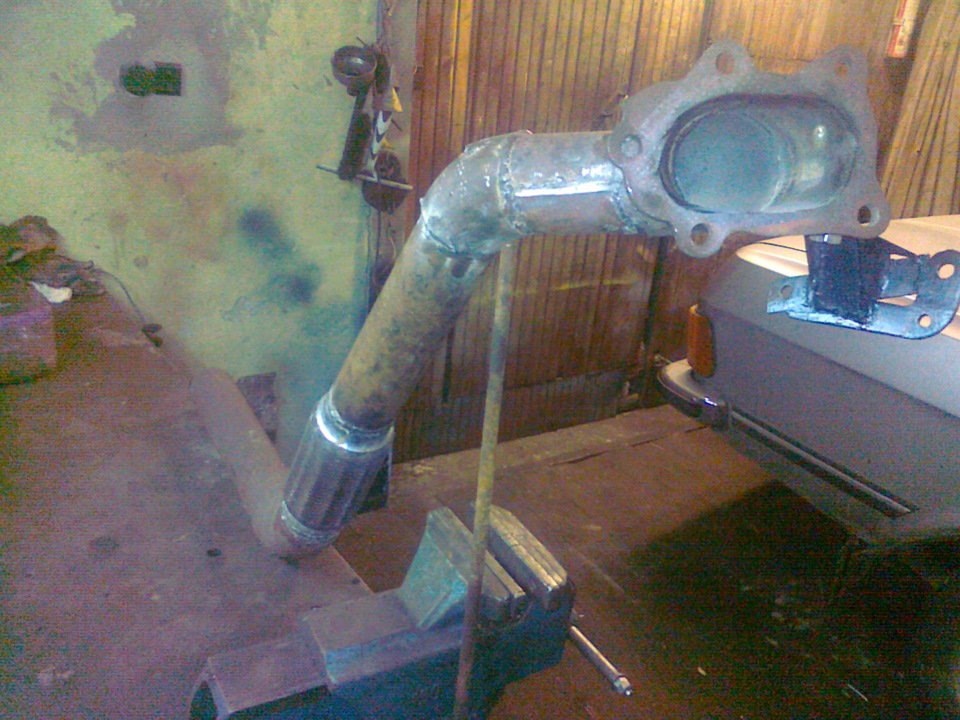 Даунпайп — Lada 21063, 1,3 л, 1994 года | своими руками | DRIVE2