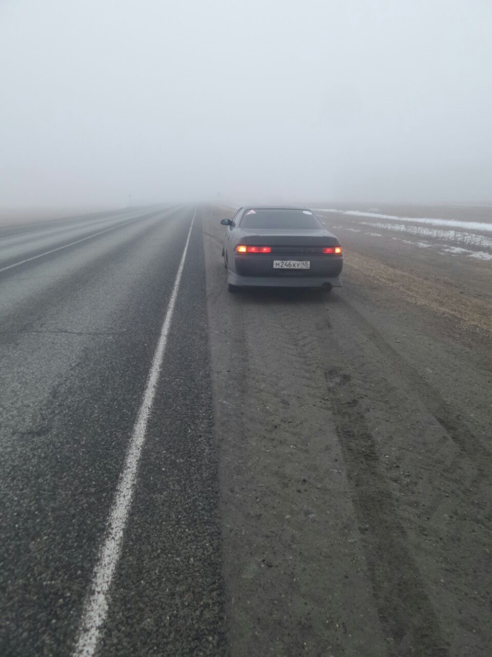 Подскажите чем стереть краску? — Toyota Mark II (90), 2,5 л, 1994 года ...