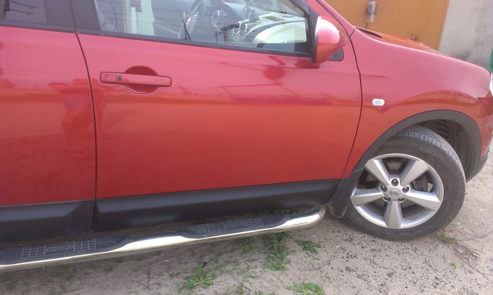 устранили косячек на двери. — Nissan Qashqai (1G), 2 л, 2007 года | ДТП ...