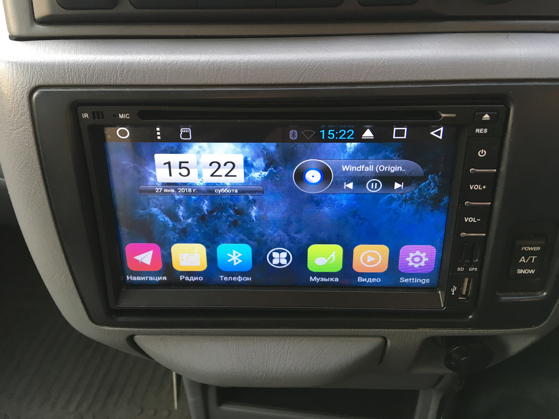 Замена магнитолы Pioneer на 2DIN-вый андроид (Chtechi) + установка камеры —  Nissan Presage (1G), 2,4 л, 2000 года | автозвук | DRIVE2