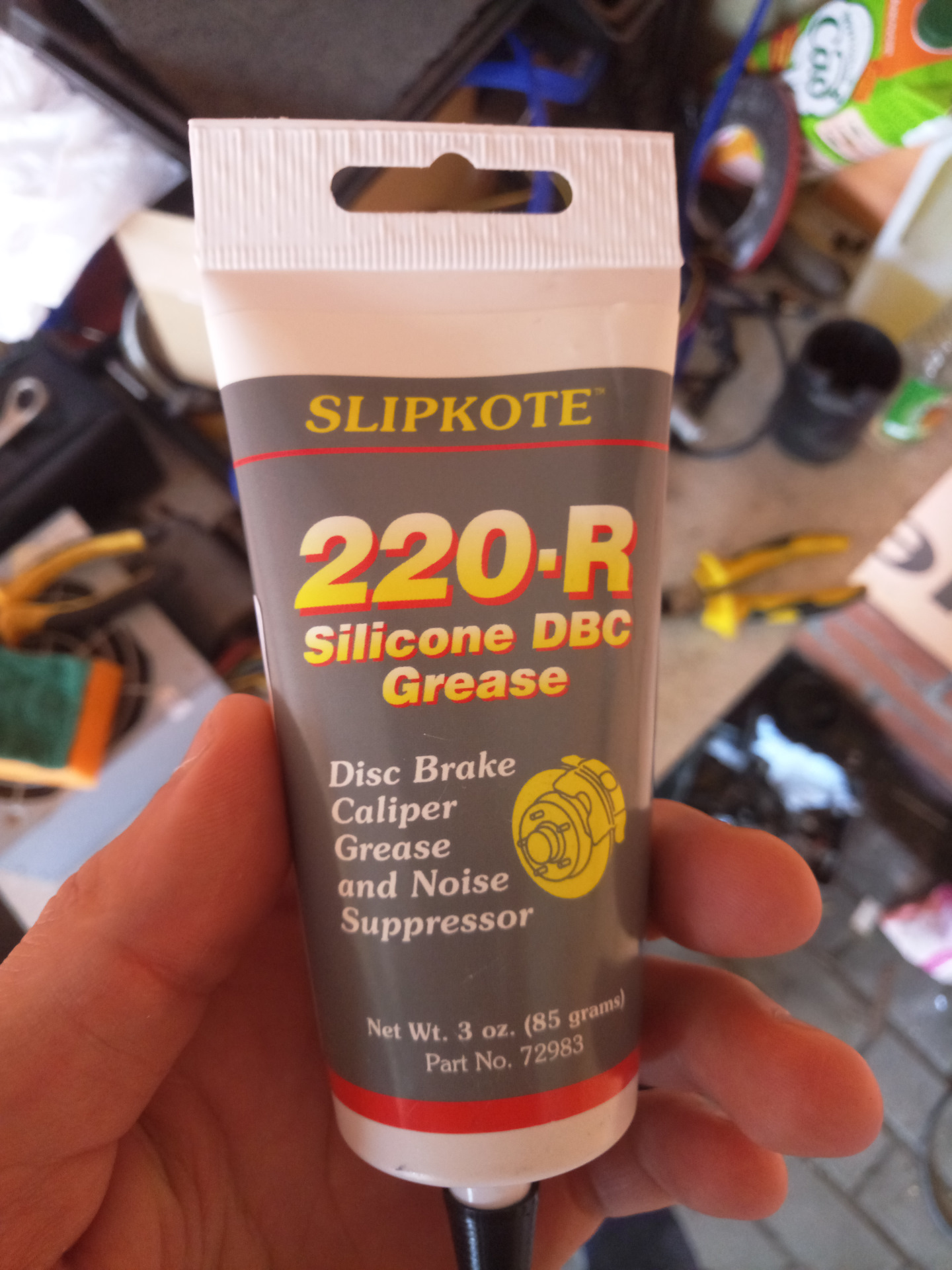 220 r. Смазка Slipkote 220-r. Slipkote 220-r Silicone Disc Brake Caliper Grease and Noise Suppressor. Slipkote 220-r артикул. Смазка для направляющих суппортов Slipkote.