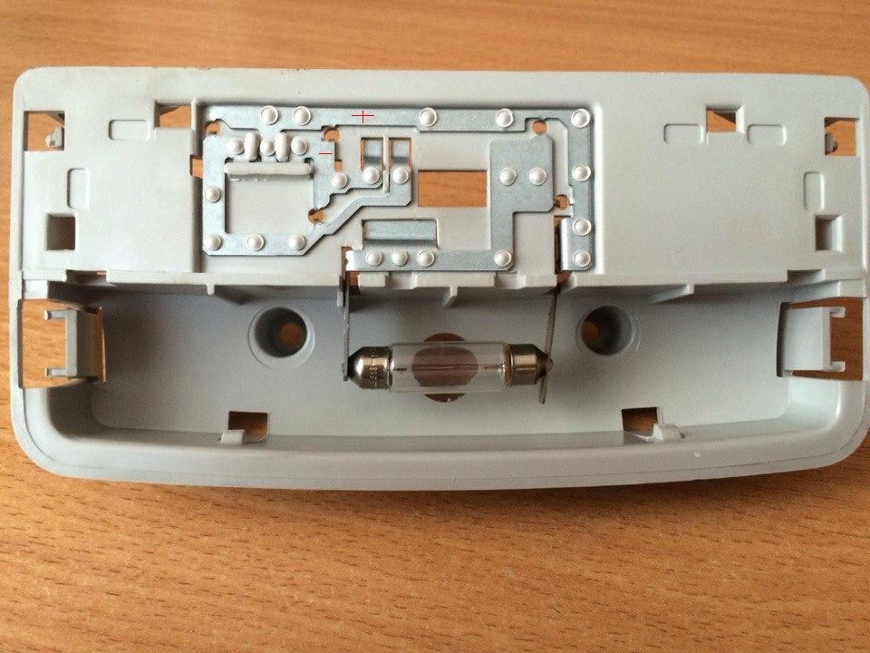 Подключить видеорегистратор к плафону освещения фольксваген поло седан