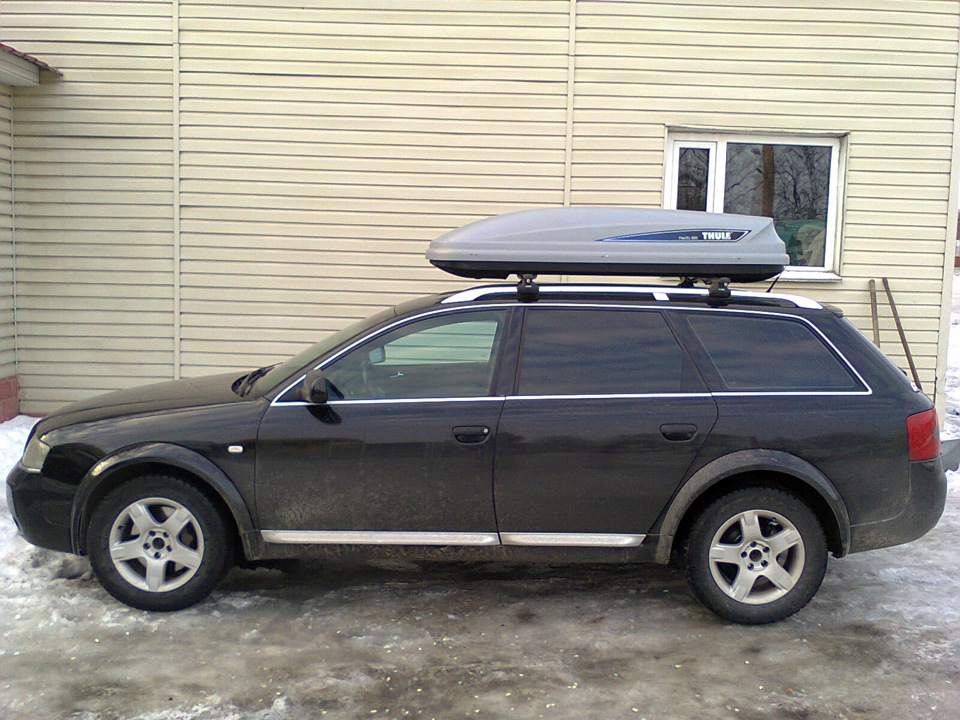 thule на крышу — Audi Allroad (C5), 2,7 л, 2003 года | путешествие | DRIVE2