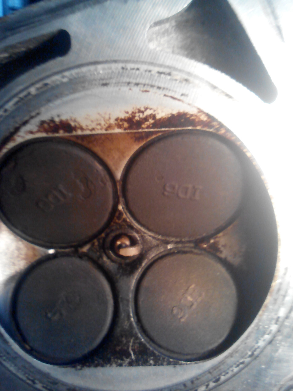 видно жирный слой нагара — Subaru Impreza (GE/GH)