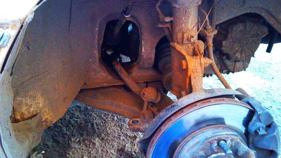 диагностика рулевых тяг — Mitsubishi Lancer IV, 1,5 л, 1989 года ...