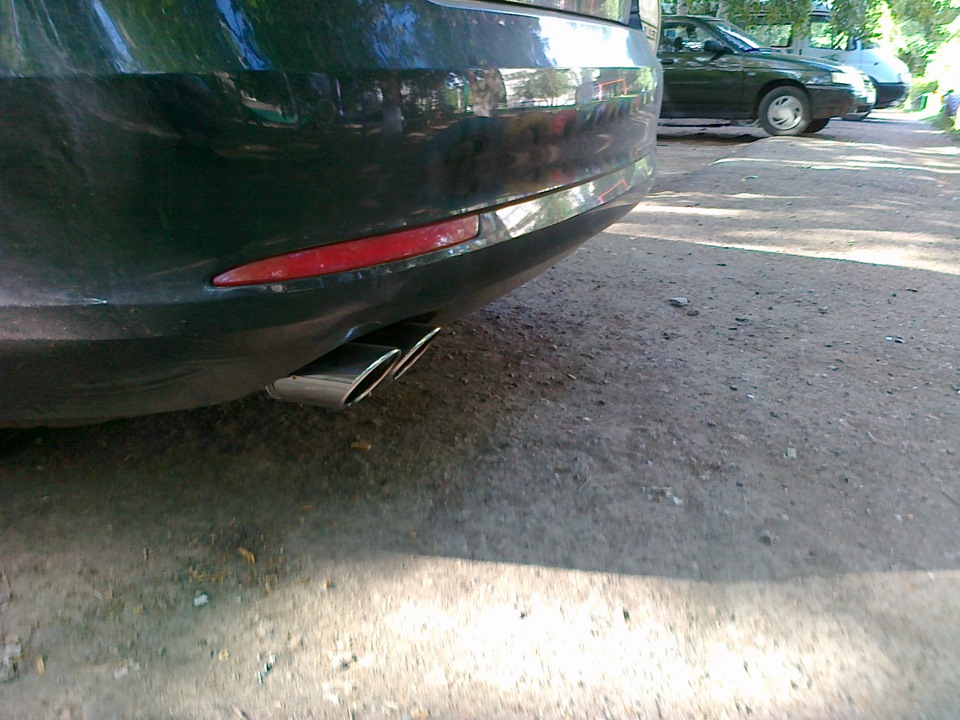 Насадка на выхлопную трубу — Skoda Octavia A5 Mk2, 1,8 л, 2012 года ...