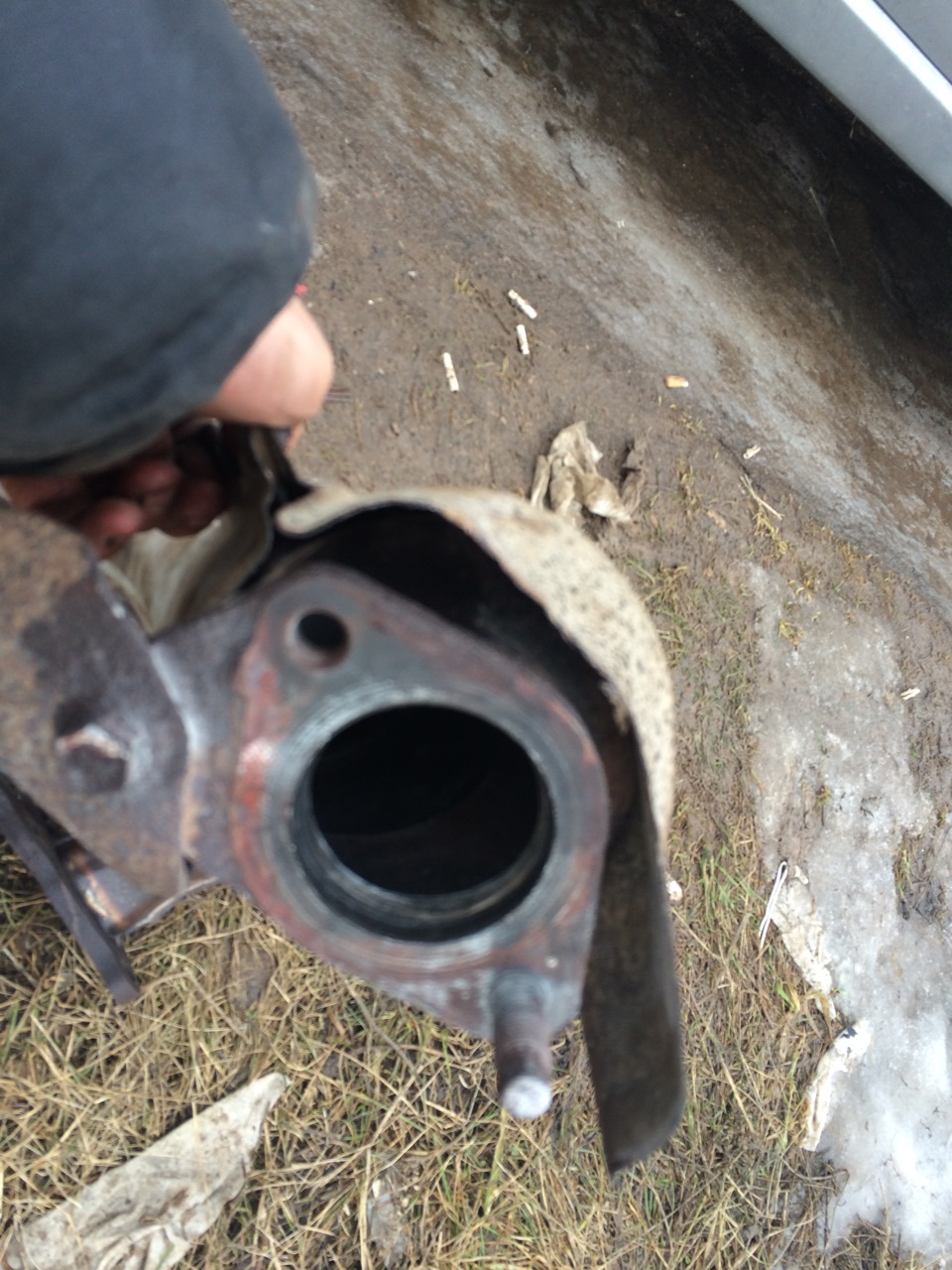 выбивание катализатора — Mitsubishi Lancer IX, 2 л, 2005 года | своими ...