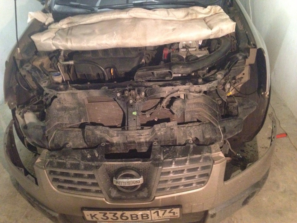 окончательная победа над фарами! — Nissan Qashqai (1G), 2 л, 2008 года ...