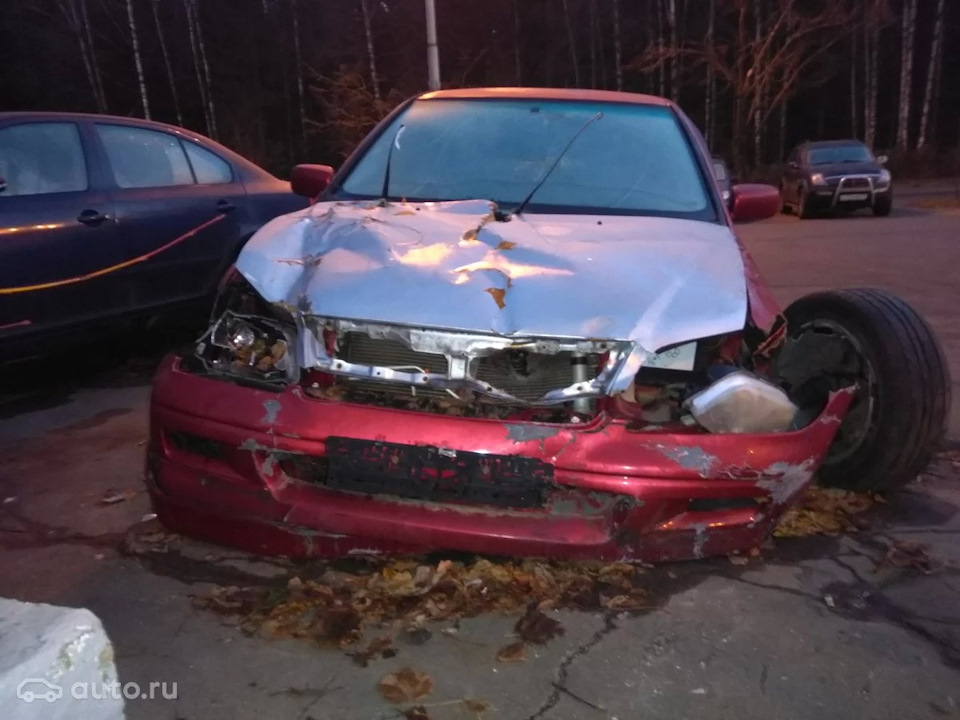 Вот такой она была при первом знакомстве — Mitsubishi Lancer IX